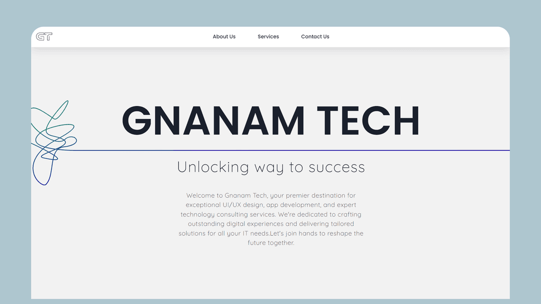 Gnanam Tech - Landing Page